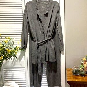 Women's three-piece sweater ensemble